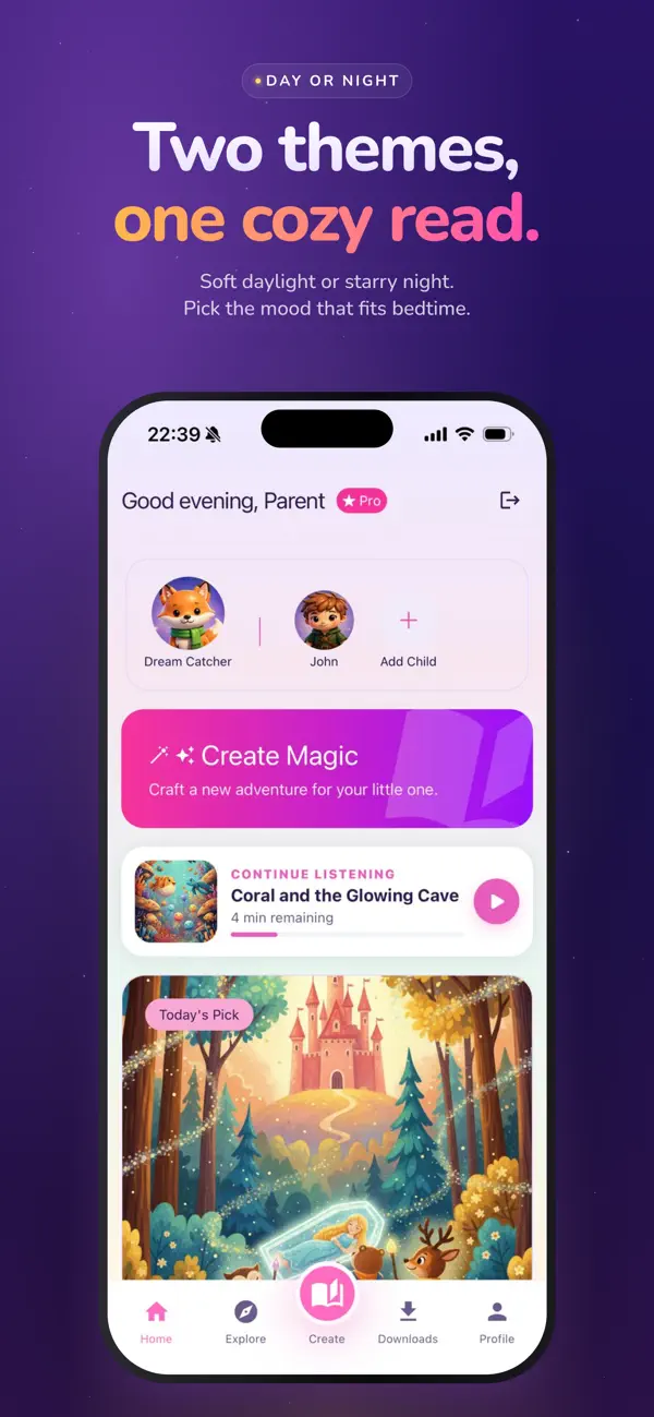 Light mode reading experience